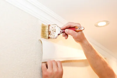 Pose de papier peint à Daon — revêtements muraux et toiles de verre
